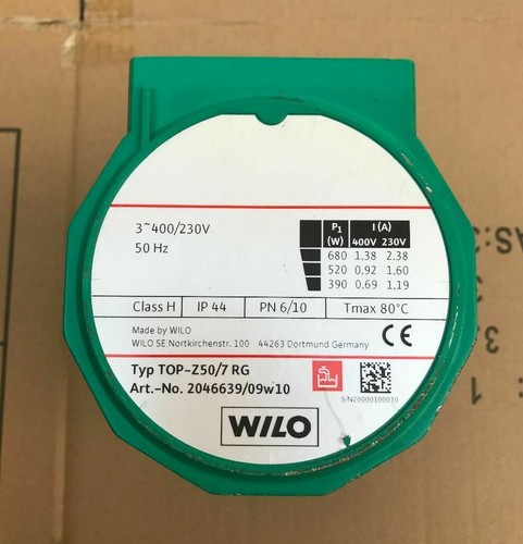 Motorwicklung wilo top - top-z, 50/7