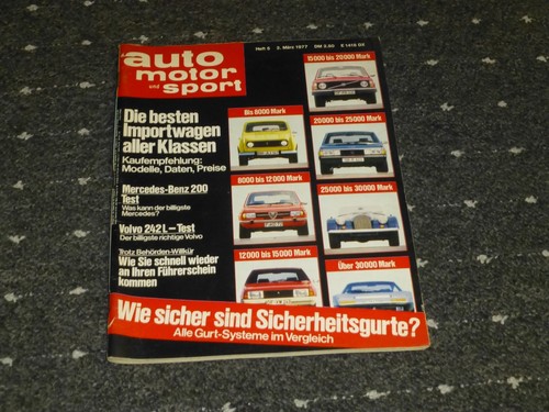 Auto motor sport - ams, nr